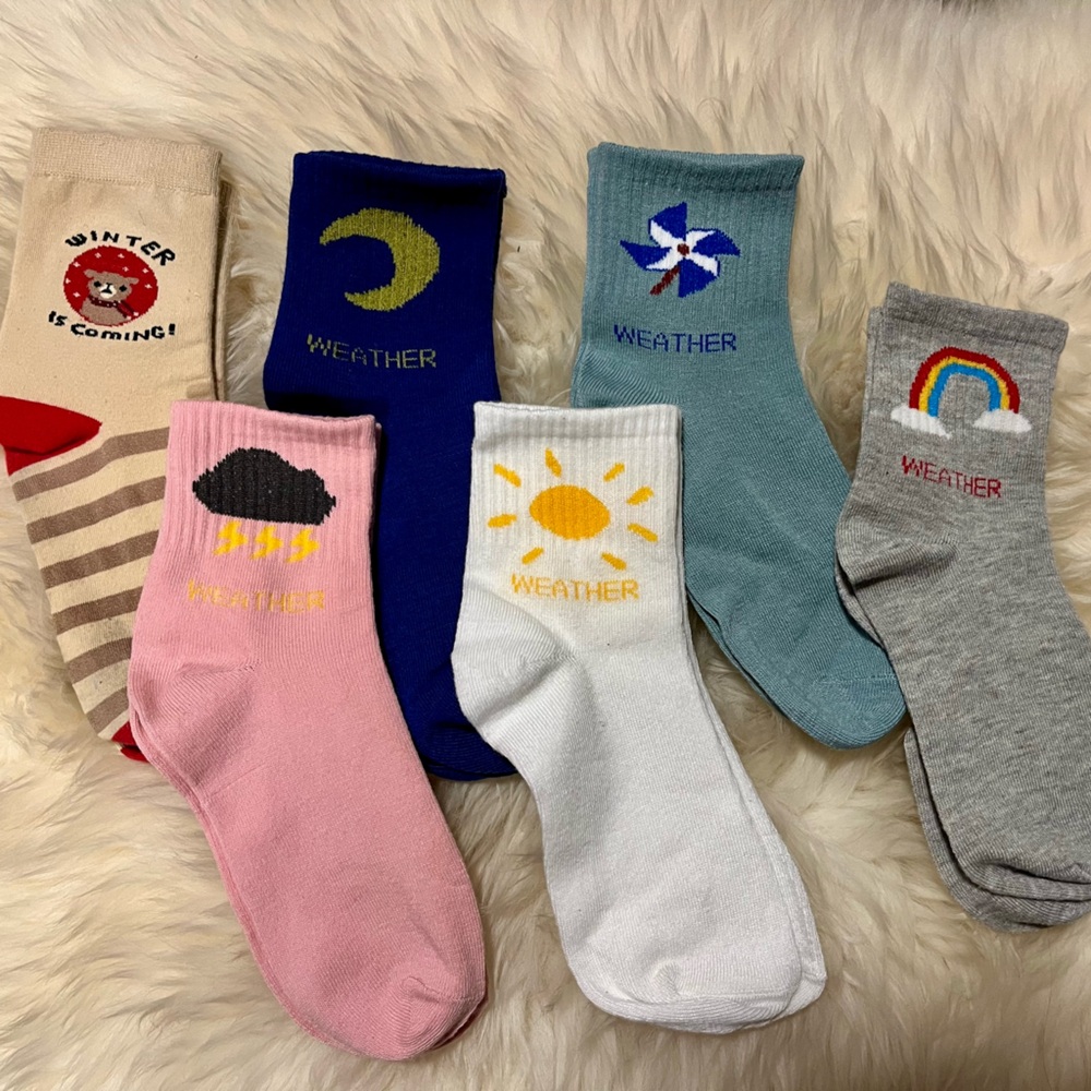 Women’s Weather Forecast Crew Socks